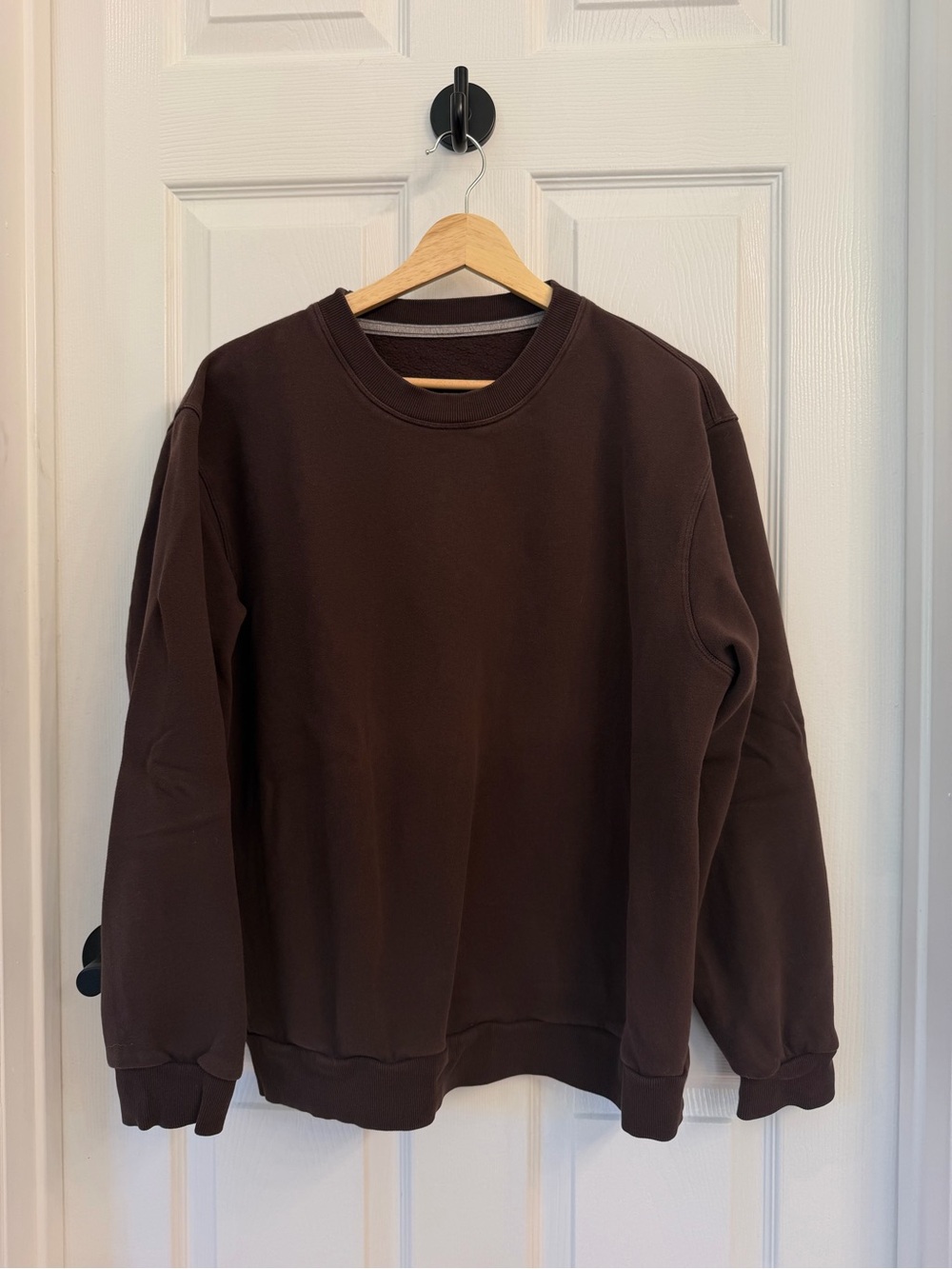 LULULEMON Brown Crewneck Sweatshirt in Espresso